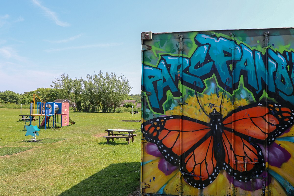 wal graffit parc pandy